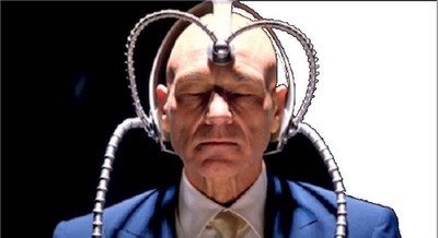 Professor X from *X-Men* (the Patrick Stewart version, not James Mcavoy)